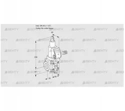 VAS240/-R/LWGR (88021134) Газовый клапан Kromschroder