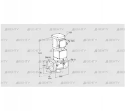 VK 65F80W6HG93D (85317033) Газовый клапан с приводом Kromschroder