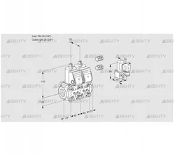 VCS1E20R/20R05NNWR3/MMMM/PPBY (88103334) Сдвоенный газовый клапан Kromschroder