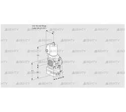 VAD1T-/20N/NKGL-25A (88029797) Газовый клапан с регулятором давления Kromschroder