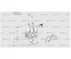 VCD1E15R/15R05FD-25NWR/2--2/PPPP (88104024) Регулятор давления Kromschroder