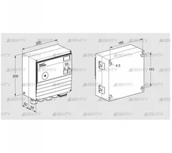 BCU460-10/1LWGBB1/1 (88610737) Блок управления горением Kromschroder