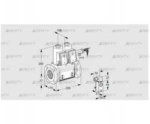 VCS665F05NNWRB/PPP4/4-4- (88204091) Сдвоенный газовый клапан Kromschroder