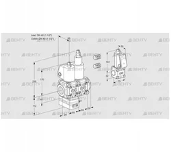 VCD2E40R/40R05D-100LWL3/PPZS/PPPP (88104455) Регулятор давления Kromschroder