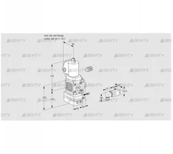 VAG2-/40R/NWSLAE (88031371) Газовый клапан с регулятором соотношения Kromschroder