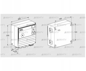 BCU460-3/1LWGBB1/1 (88610085) Блок управления горением Kromschroder