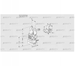 VAG1-/15R/NWBE (88029923) Газовый клапан с регулятором соотношения Kromschroder