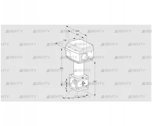 RV 3/HML05W60S1 (86060601) Регулирующий клапан Kromschroder