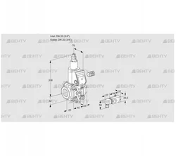 VAS120R/LW (88002973) Газовый клапан Kromschroder