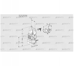 VAG1-/15R/NWBE (88032180) Газовый клапан с регулятором соотношения Kromschroder