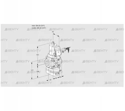 VAV120R/NWSRAK (88018912) Газовый клапан с регулятором соотношения Kromschroder