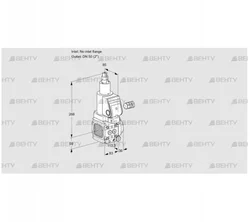 VAS3-/50R/LPGR (88016365) Газовый клапан Kromschroder