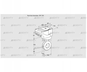 IBAF100Z05/20-15W3E (88302324) Дроссельная заслонка Kromschroder