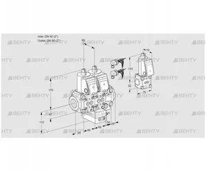 VCG2E50R/50R05NGEVWR6/PPPP/PPBS (88106841) Клапан с регулятором соотношения Kromschroder