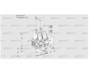 VCG2E50R/40F05FNGEVWR3/PPPP/PPPP (88101655) Клапан с регулятором соотношения Kromschroder