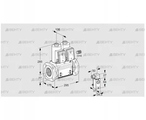 VCS665F05NNWR3B/2-PP/PPPP (88206865) Сдвоенный газовый клапан Kromschroder