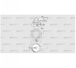 DKR 500Z03H100D (72702190) Дроссельная заслонка Kromschroder