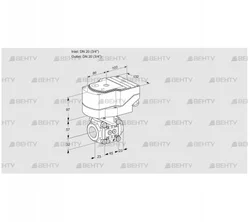 IFC1T20/20N05-08PPPP/20-15Q3E (88300775) Регулирующий клапан с сервоприводом Kromschroder