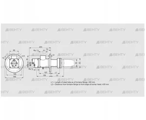 BIC 65RM-400/435-(71)E (84031058) Газовая горелка Kromschroder