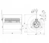 Центробежный вентилятор ebmpapst D2E146AP4714