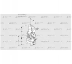 VAG1-/20R/NWGRAE (88034125) Газовый клапан с регулятором соотношения Kromschroder