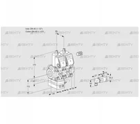 VCG2E40R/40R05GENKR/2-PP/PPPP (88100286) Клапан с регулятором соотношения Kromschroder