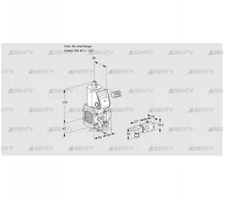 VAS2-/40R/NK (88010218) Газовый клапан Kromschroder