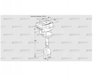 IBHR40Z01A/40A2D (88302819) Дроссельная заслонка Kromschroder