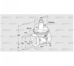 VAR 40F05-1 (86054030) Стабилизатор давления Kromschroder