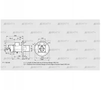 BIO 80RB-800/635-(6)EB (84099895) Газовая горелка Kromschroder