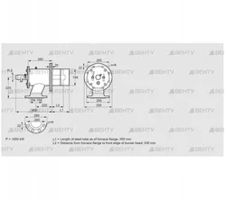 ZIO 200KB-350/335-(34)D (84277046) Газовая горелка Kromschroder