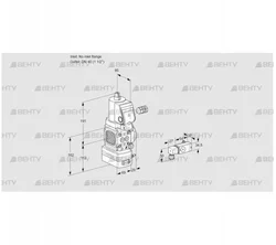 VAD2-/40R/NWSR-100A (88020230) Газовый клапан с регулятором давления Kromschroder