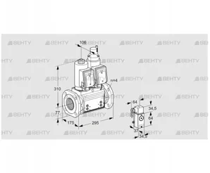 VCS6T65A05NLQSRB/4-P4/PPPP (88204601) Сдвоенный газовый клапан Kromschroder