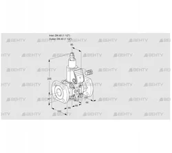 VAS240F/LW (88004434) Газовый клапан Kromschroder