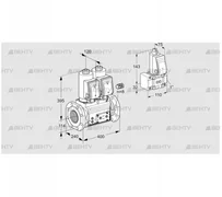 VCS9125F05NNAGR3E/PPPP/PPZ- (88206711) Сдвоенный газовый клапан Kromschroder