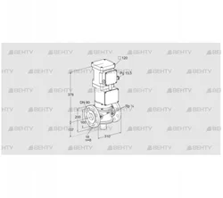 VK 80F10ZT5A93DS (85313060) Газовый клапан с приводом Kromschroder