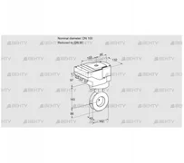 IBGF100/80Z05/20-07W2T (88301454) Дроссельная заслонка Kromschroder