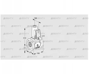 VAS6T65A05NQSRB/MM/MM (88207135) Газовый клапан Kromschroder