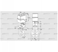 IDR80Z03D100AU/50-60W30E (88303717) Дроссельная заслонка Kromschroder