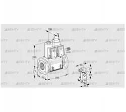 VCS665F05NLWR3B/MM1-/MMMM (88202932) Сдвоенный газовый клапан Kromschroder