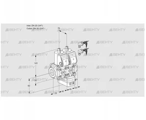 VCD1E20R/20R05ND-25WR6/PPPP/PPPP (88105266) Регулятор давления Kromschroder