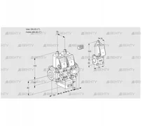 VCG1E25R/25R05NGEVWR/PPPP/PPBS (88100844) Клапан с регулятором соотношения Kromschroder