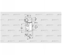 DG 300VC6D-6W (84448952) Датчик-реле давления газа Kromschroder