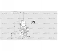 VAG2E40R/40R05GEVQSL/PP/PP (88106807) Газовый клапан с регулятором соотношения Kromschroder