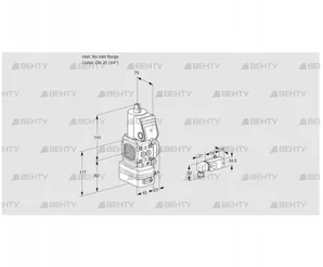 VAD1-/20R/NW-50A (88019706) Газовый клапан с регулятором давления Kromschroder