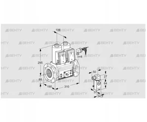 VCS780F05NNWRE/P3MP/PPEP (88207793) Сдвоенный газовый клапан Kromschroder