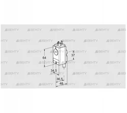 DG 300VC4-5W (84448970) Датчик-реле давления газа Kromschroder