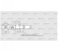 BIC 65HB-300/335-(34)E (84031043) Газовая горелка Kromschroder