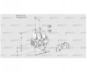 VCD1E15R/15R05FND-50VQR3/3-PP/PPPP (88105664) Регулятор давления Kromschroder