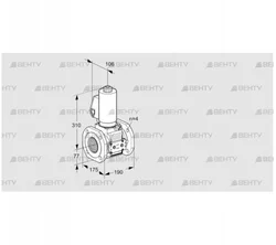 VAS6T65A05NQSLE/PP/PP (88206783) Газовый клапан Kromschroder